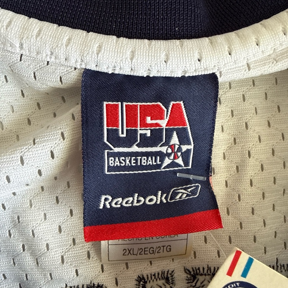 Men’s Reebok Carmelo Anthony #8 Team USA 2004 Olympics Jersey Sz 2XL - NWT RARE - Picture 4 of 7